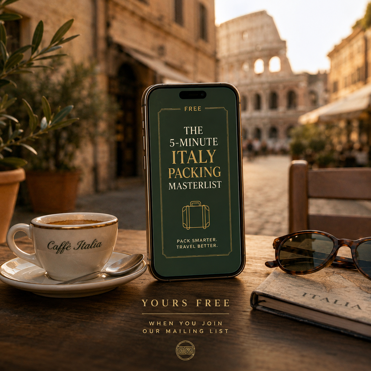 The 5-Minute Italy Packing Masterlist™ (FREE!)