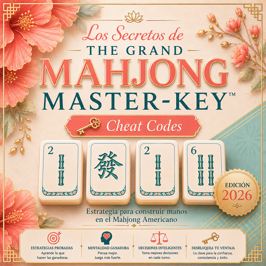 LA LLAVE MAESTRA DEL MAHJONG (+BONO!) + Los Secretos de LA LLAVE MAESTRA DEL MAHJONG AMERICANO™: Guía de Códigos